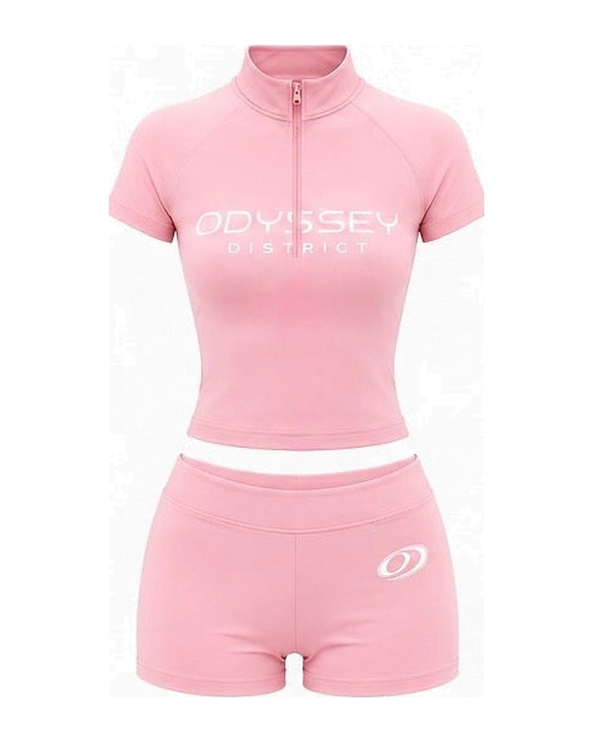 Crop Set — Baby Pink