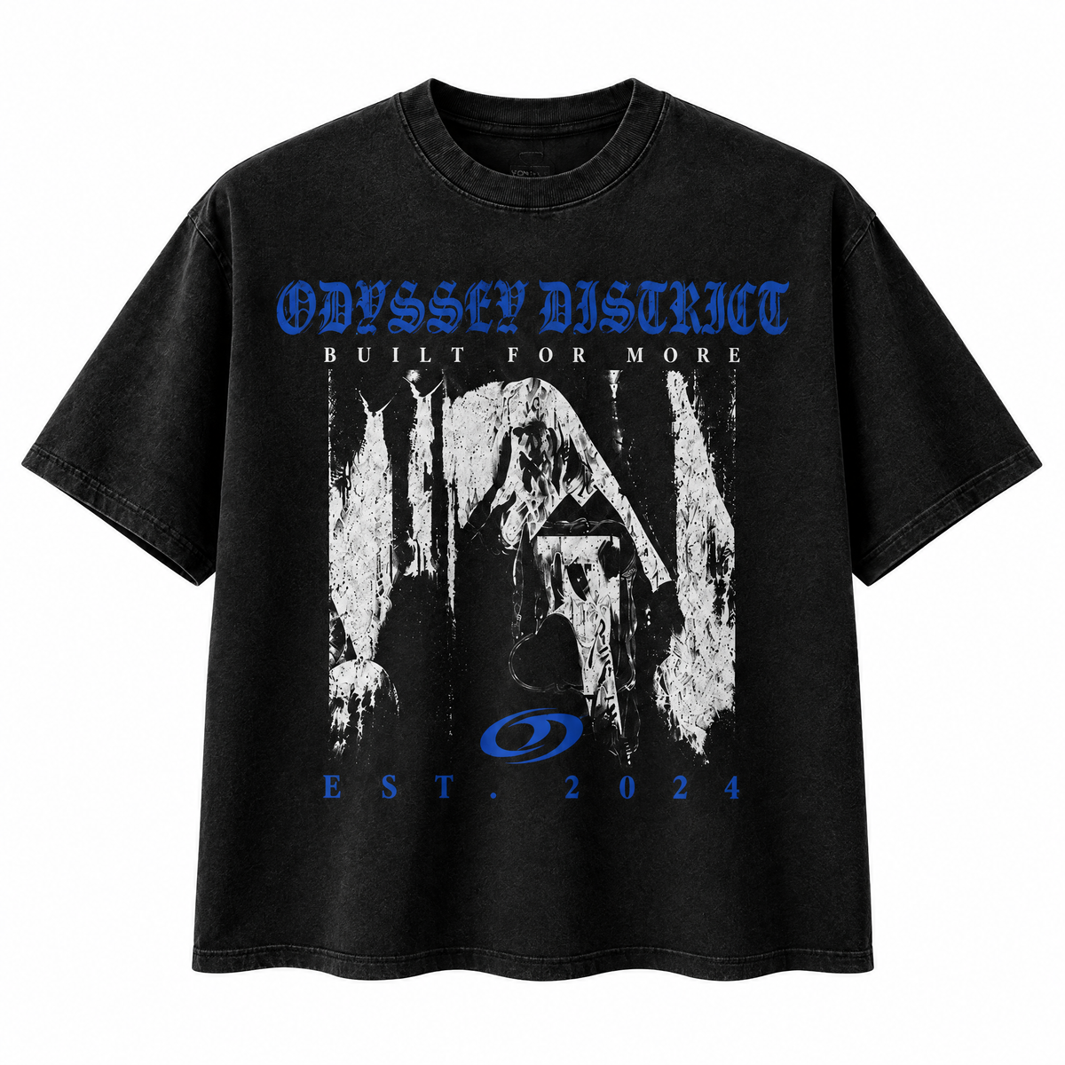 Built For More Tee — Washed Black
