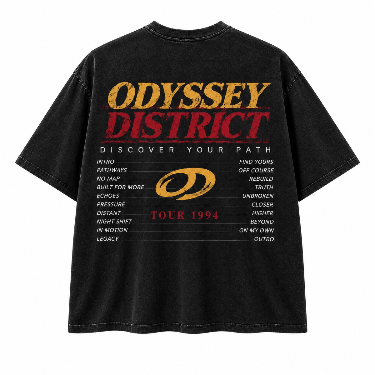 Tour 1994 Tee — Washed Black