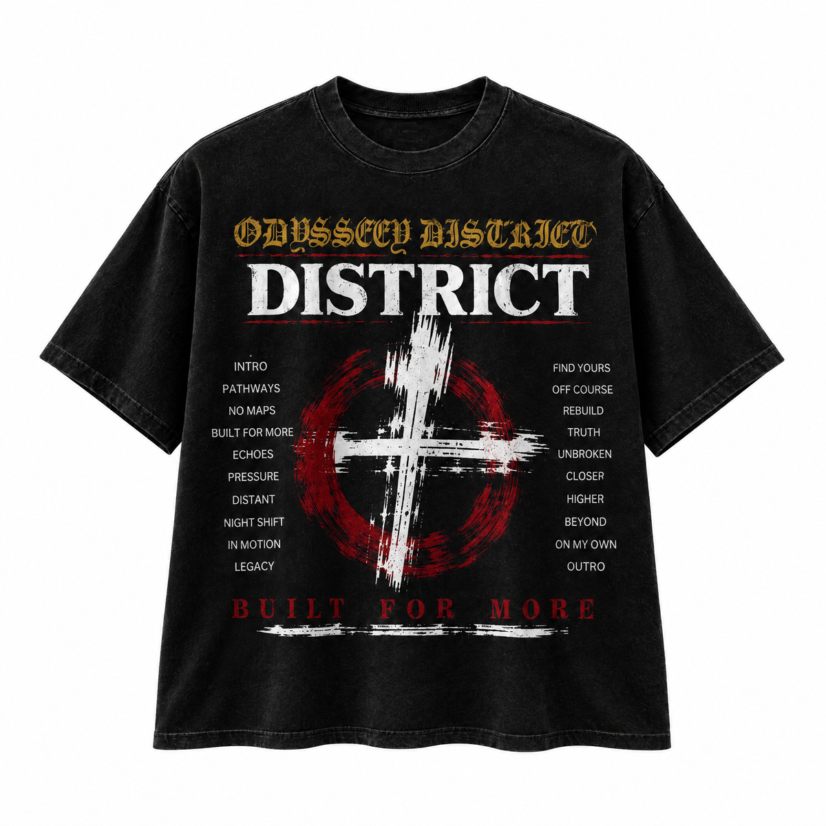 Tour 1994 Tee — Washed Black