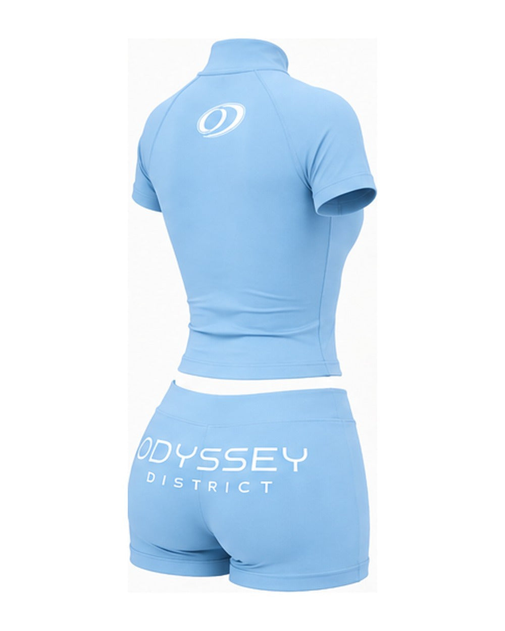 Crop Set — Baby Blue