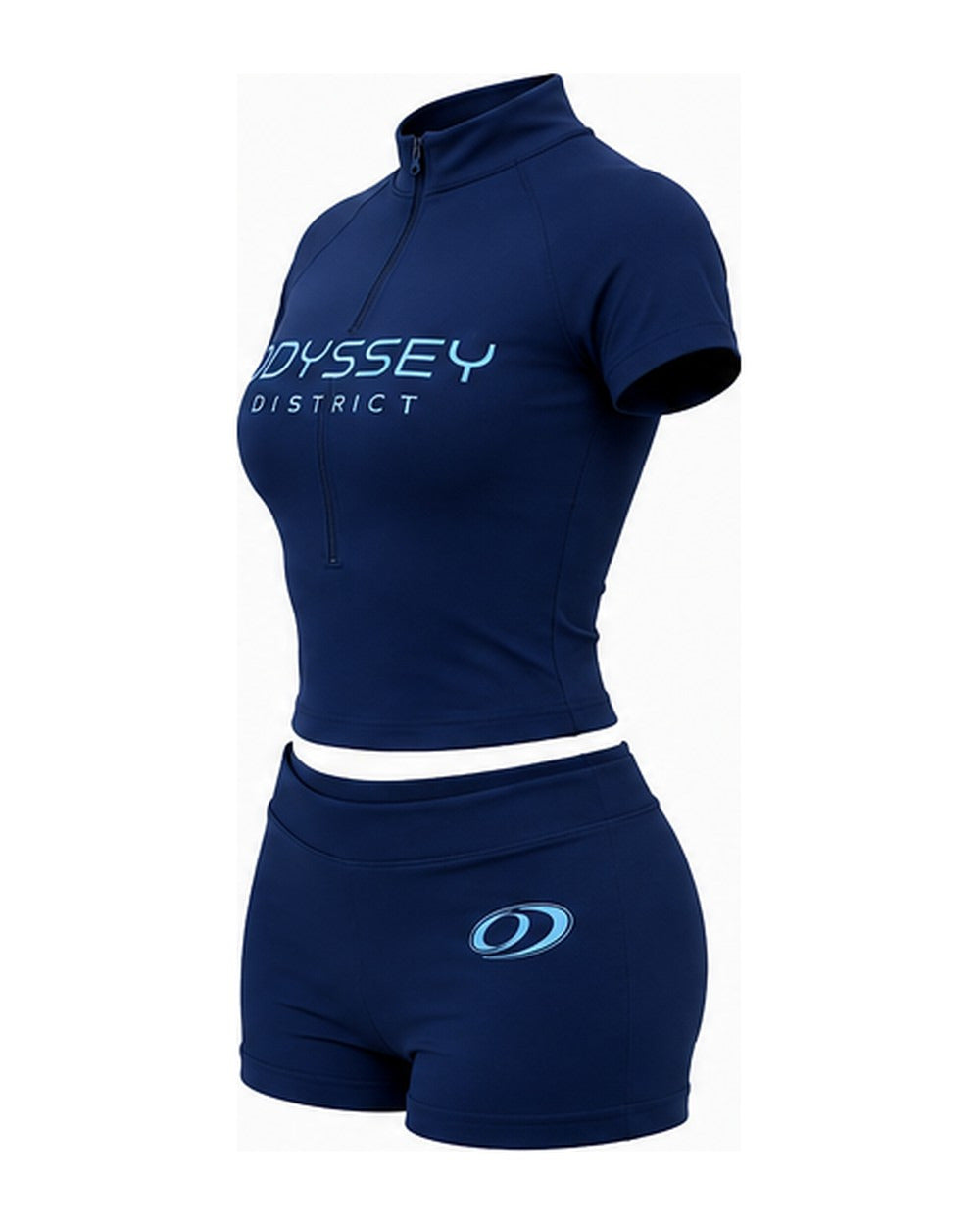 Crop Set — Navy Blue